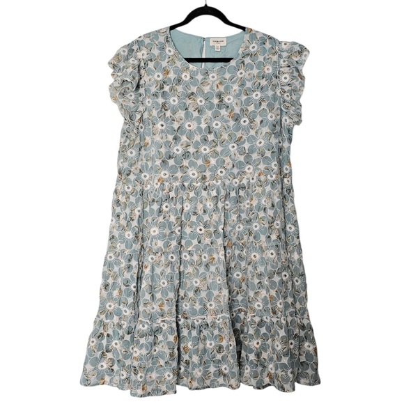 Orange Creek Los Angeles Dresses & Skirts - Orange Creek Los Angeles Dress with Gray and White Floral Pattern Sz 2X